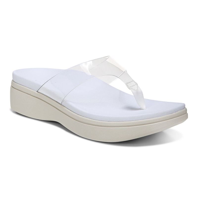 Vionic Women's Luminous Platform Sandal - White