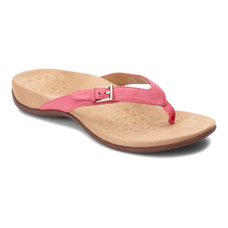 Vionic Women's Kelby Toe Post Sandal - Pink
