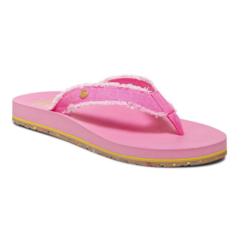 Vionic Women's Unwind Toe Post Sandal - Bubblegum - Click Image to Close