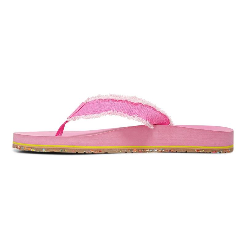 Vionic Women's Unwind Toe Post Sandal - Bubblegum