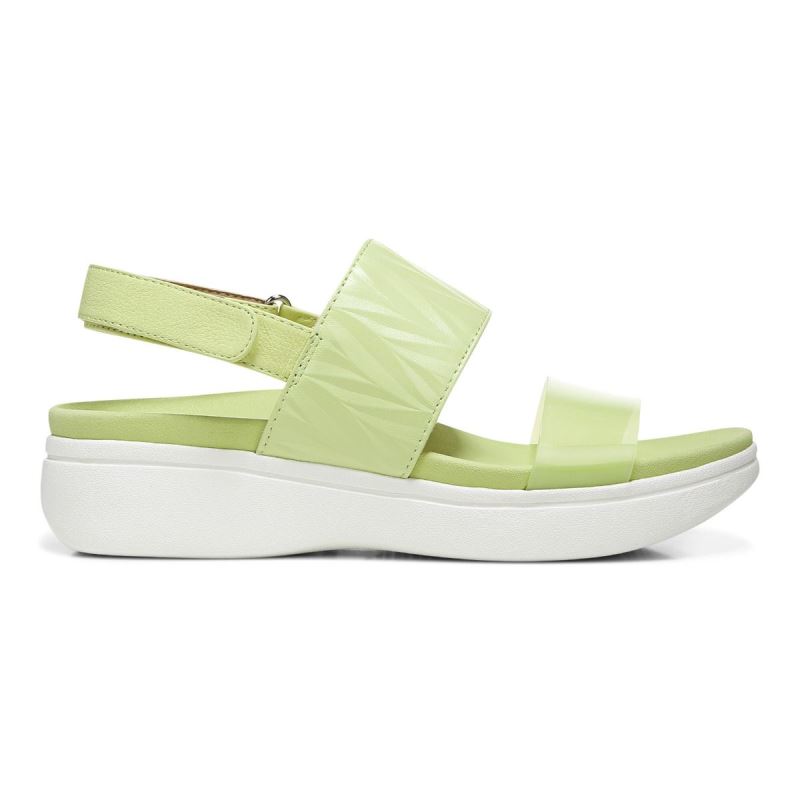 Vionic Women's Karleen Platform Sandal - Pale Lime