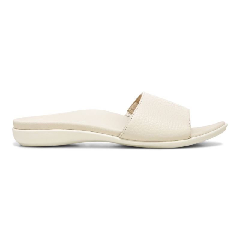 Vionic Women's Val Slide Sandal - Cream