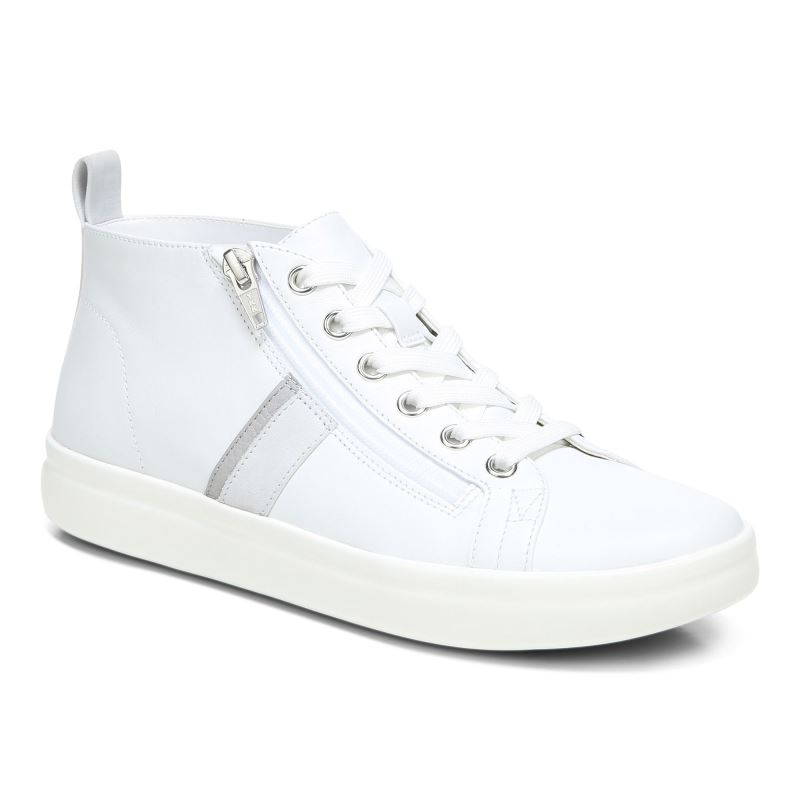 Vionic Women's Stevie High Top Sneaker - White