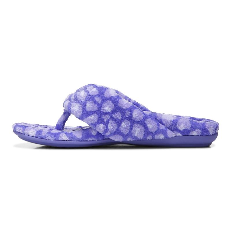 Vionic Women's Lydia Slipper - Amethyst Leopard