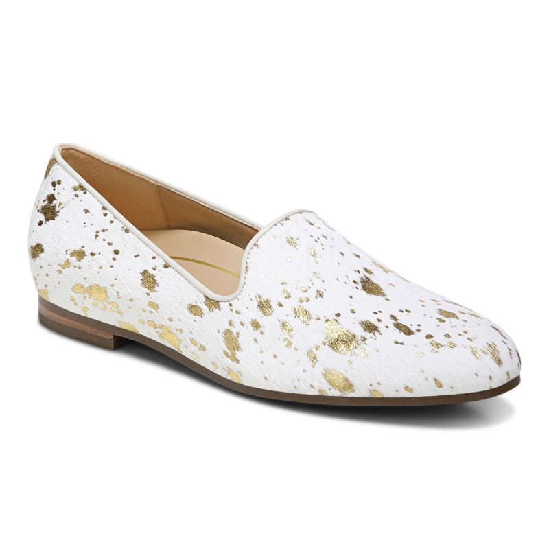 Vionic Women's Willa Slip on Flat - Gold