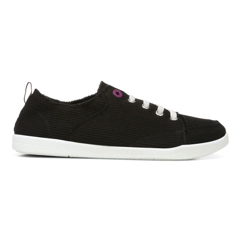 Vionic Women's Pismo Casual Sneaker - Black Knit