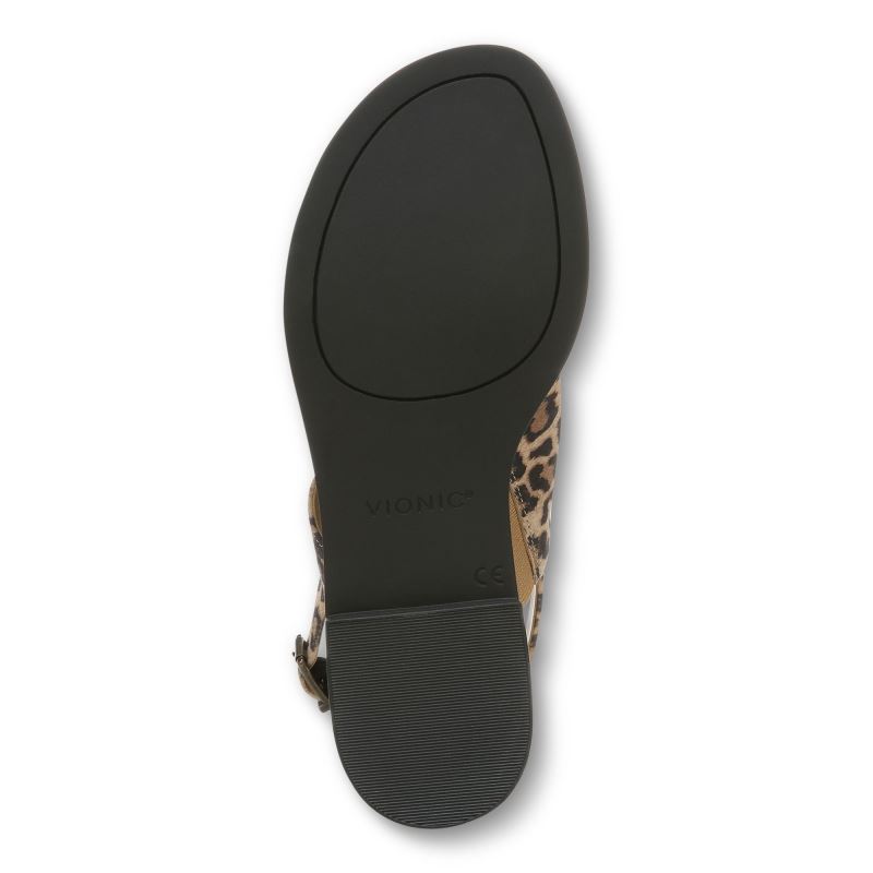 Vionic Women's Ella Sandal - Toffee Leopard