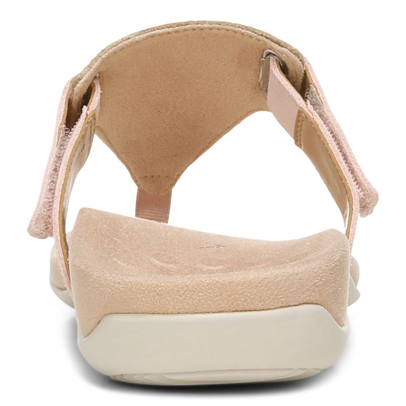 Vionic Women's Wanda T-Strap Sandal - Pale Blush