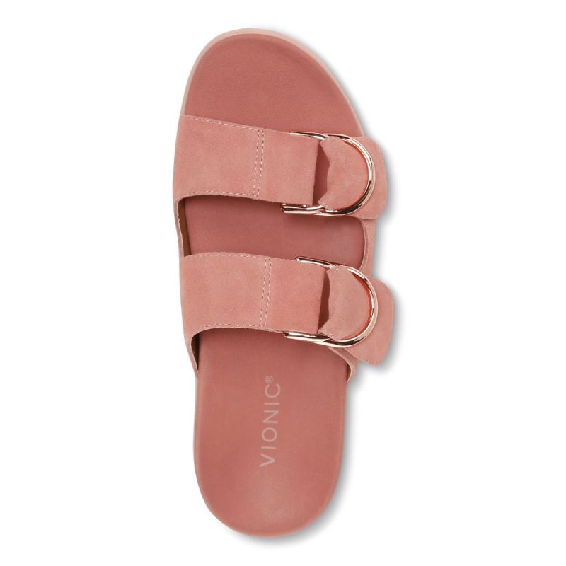 Vionic Women's Corlee Slide Sandal - Terra Cotta