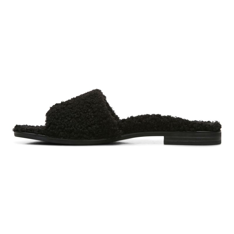 Vionic Women's Demi Shearling Slide - Black