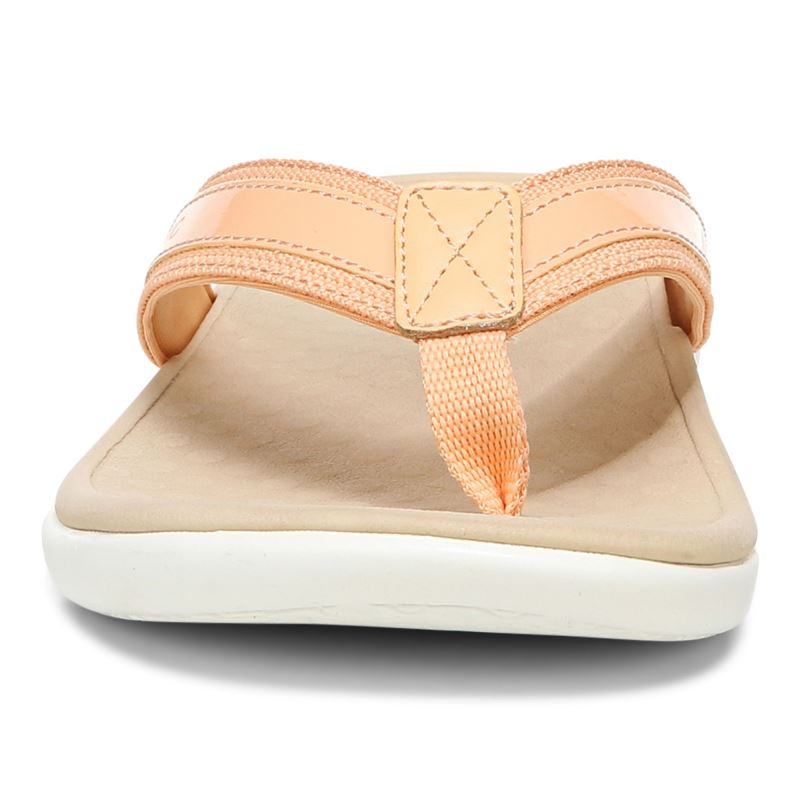 Vionic Women's Tide II Toe Post Sandal - Apricot