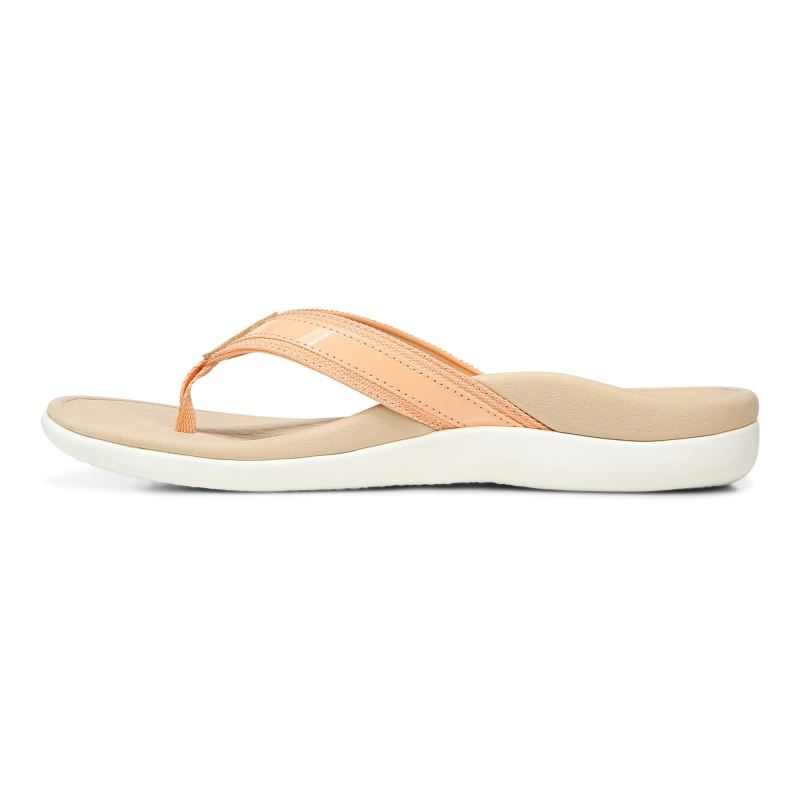 Vionic Women's Tide II Toe Post Sandal - Apricot