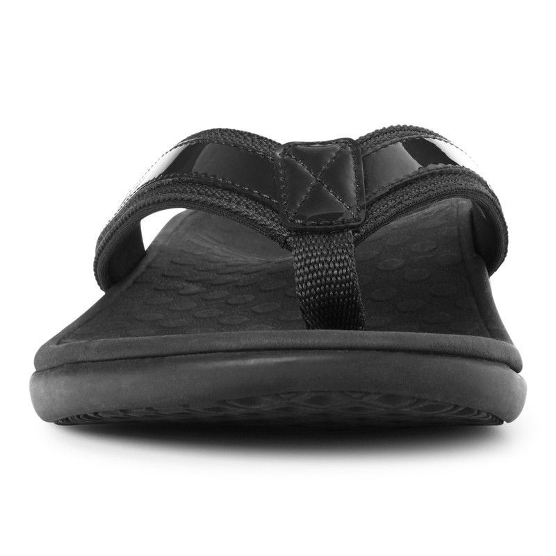 Vionic Women's Tide II Toe Post Sandal - Black