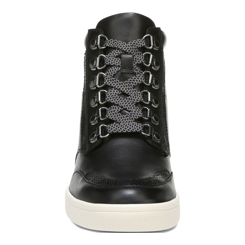 Vionic Women's Jordy High Top - Black Leather