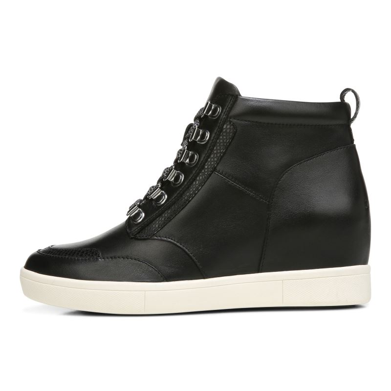 Vionic Women's Jordy High Top - Black Leather