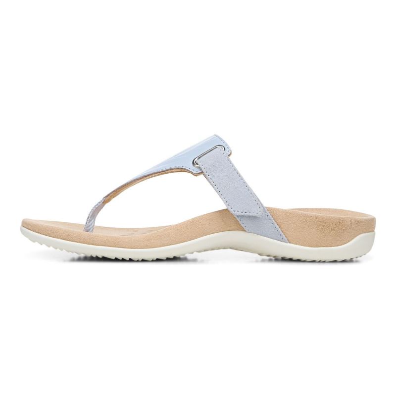 Vionic Women's Wanda T-Strap Sandal - Blue Haze