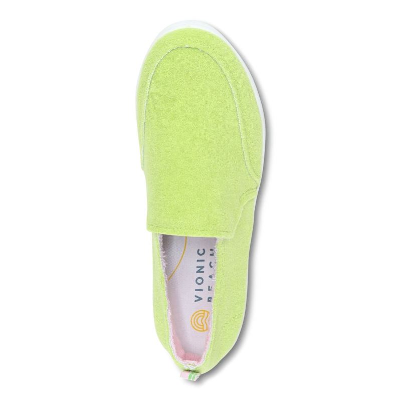 Vionic Women's Malibu Slip On - Lime Terry