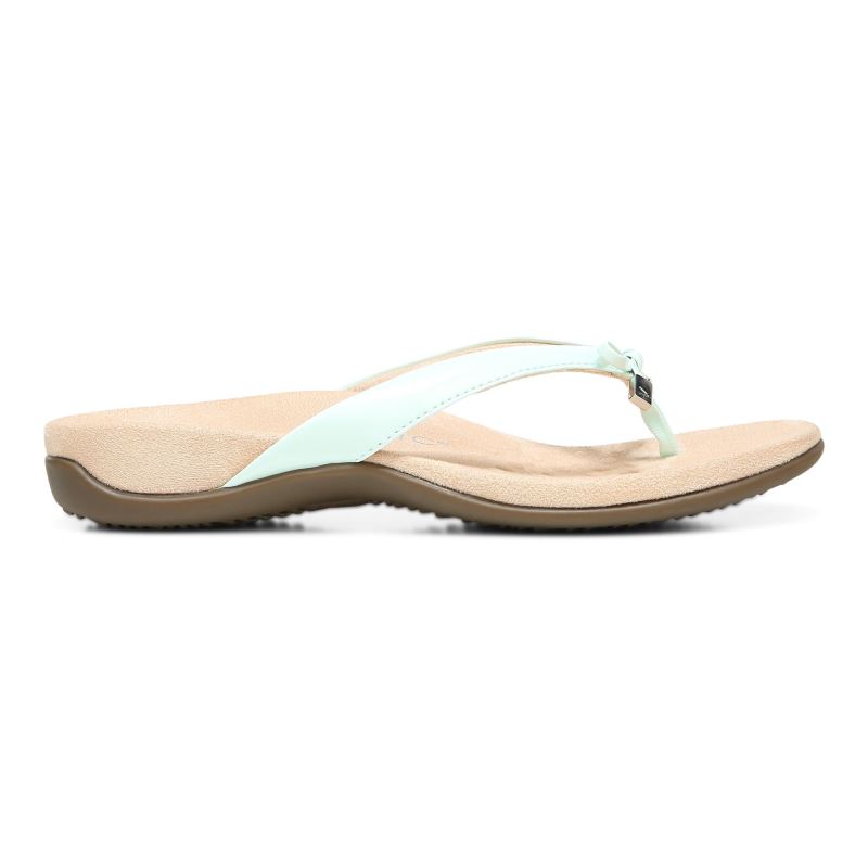 Vionic Women's Bella Toe Post Sandal - Seafoam