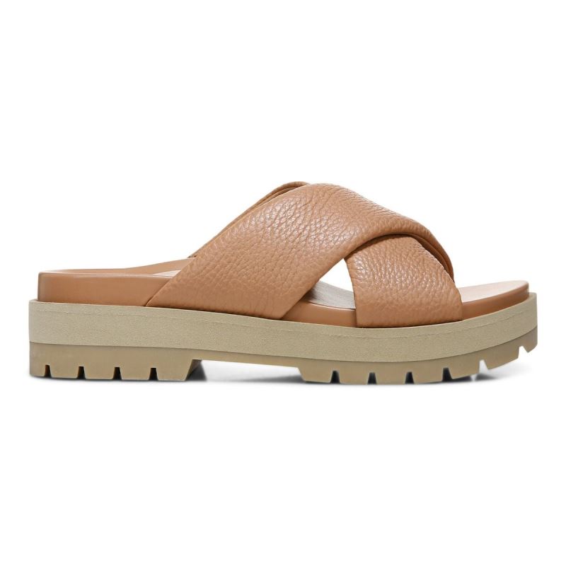 Vionic Women's Vesta Flatform Lug Sandal - Macaroon