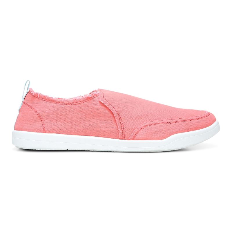 Vionic Women's Malibu Slip On - Sea Coral Canvas