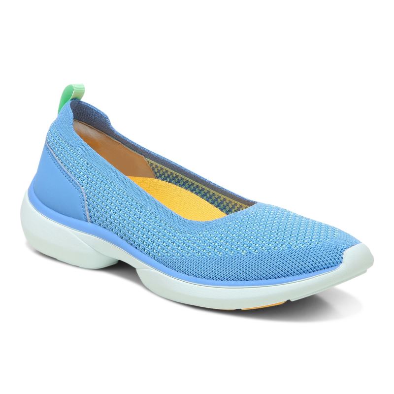 Vionic Women's Kallie Slip on Sneaker - Azure - Click Image to Close