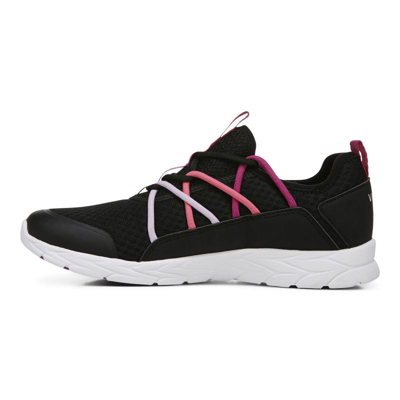 Vionic Women's Zeliya Lace Up Sneaker - Black