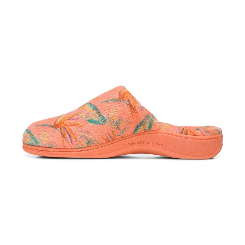 Vionic Women's Gemma Mule Slippers - Papaya