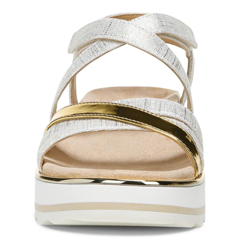 Vionic Women's Kellyn Flatform Sandal - Marshmallow