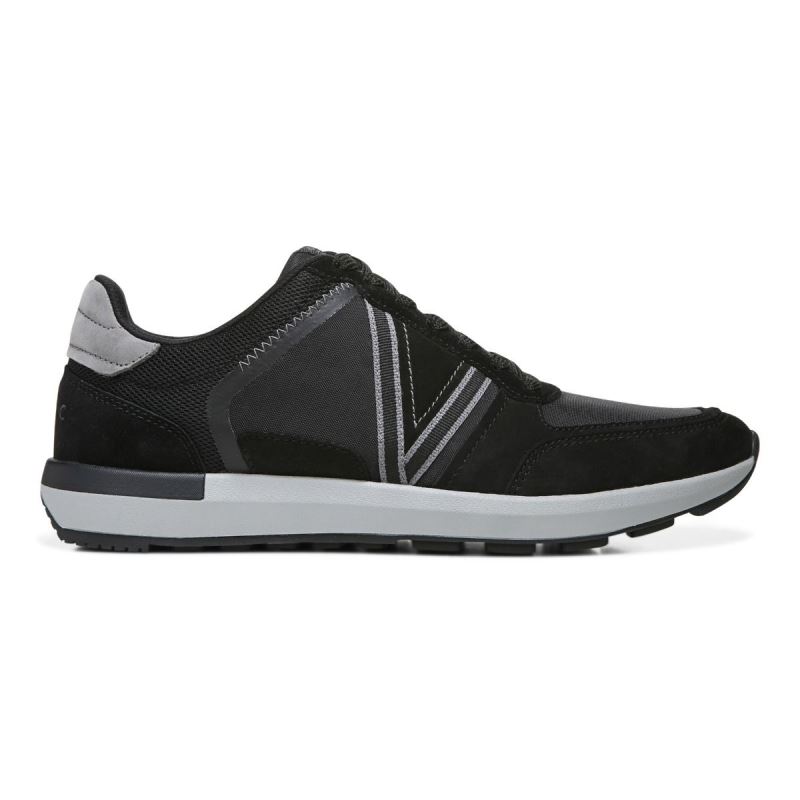 Vionic Men's Bradey Sneaker - Black Charcoal