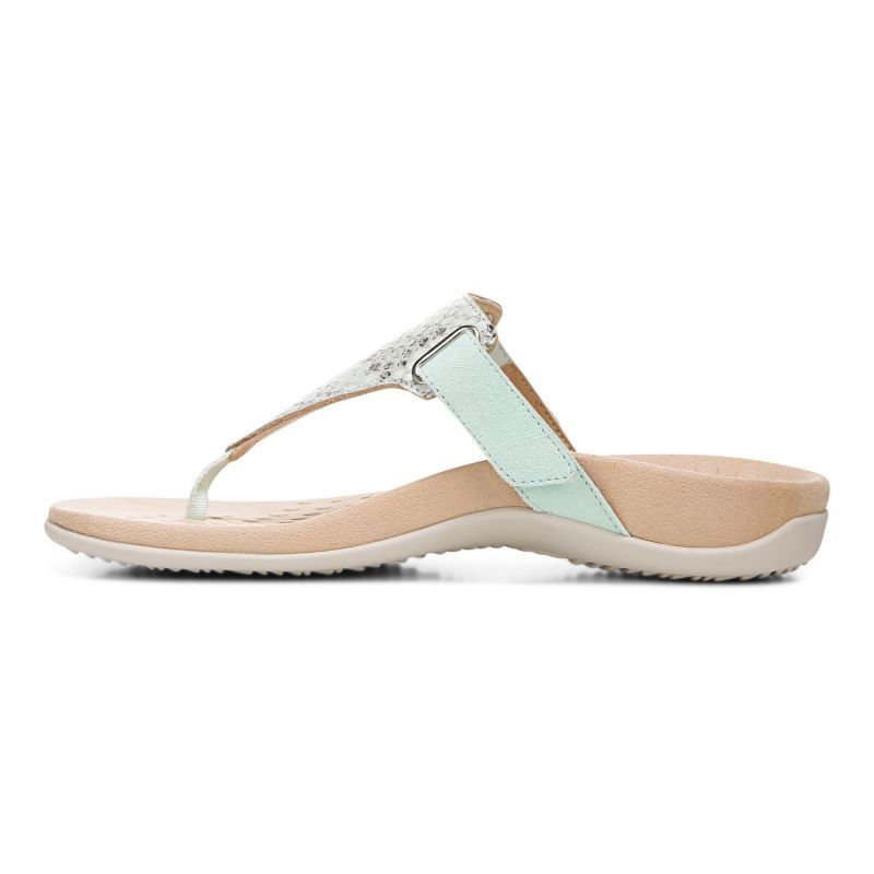 Vionic Women's Wanda T-Strap Sandal - Seafoam