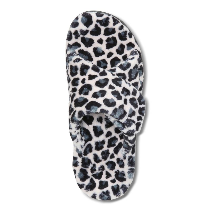 Vionic Women's Relax Slippers - Cream Leopard