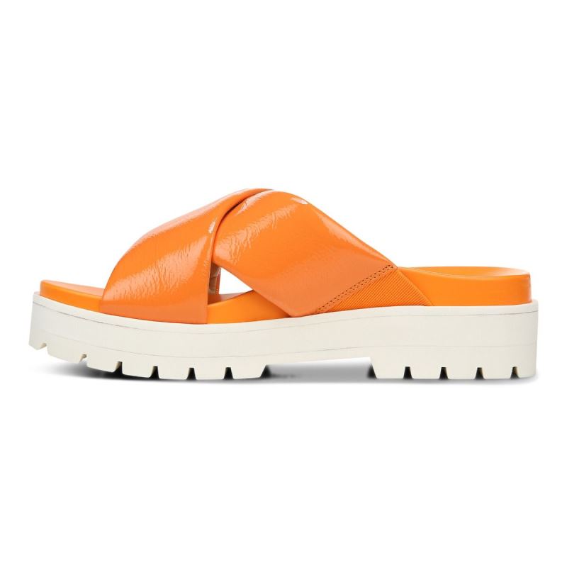 Vionic Women's Vesta Flatform Lug Sandal - Marigold