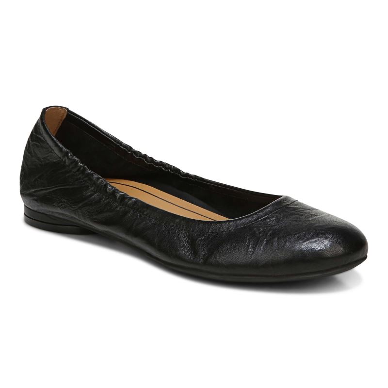 Vionic Women's Alexa Flat - Black - Click Image to Close